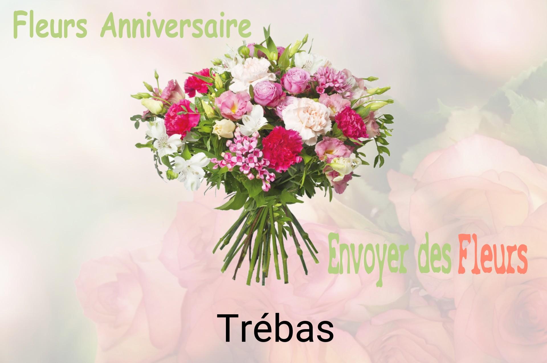 Bouquet de fleurs d’anniversaire livré à Trébas